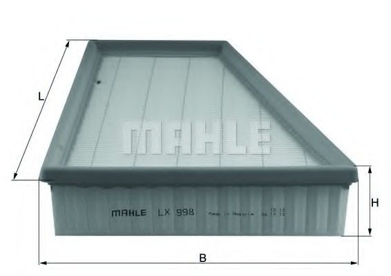 Mahle/Knecht LX 998 Воздушный фильтр